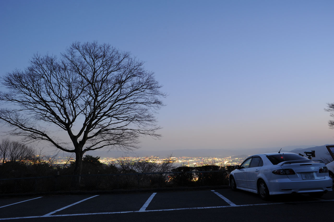 夢見ヶ丘駐車場・比叡山ドライブウェイの夜景 滋賀県大津市