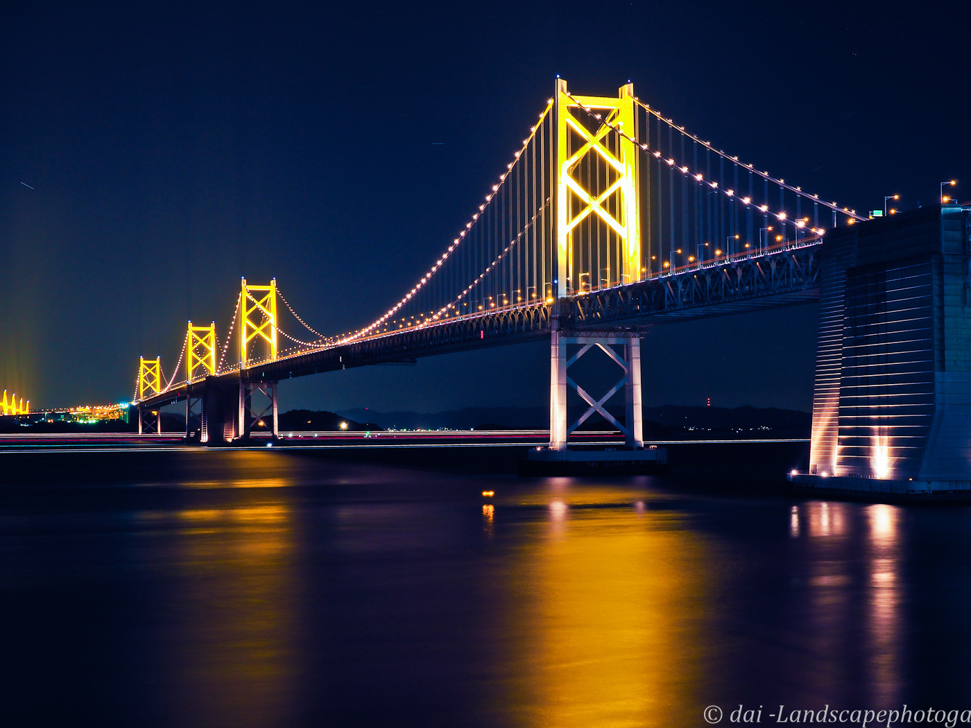 瀬戸大橋のライトアップ・夜景スポット
