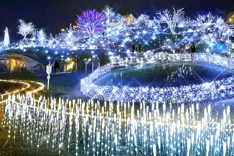 English Garden ローザンベリー多和⽥で、新たなナイトイベント「HIKARIUM」。夜景評論家がプロデュース -