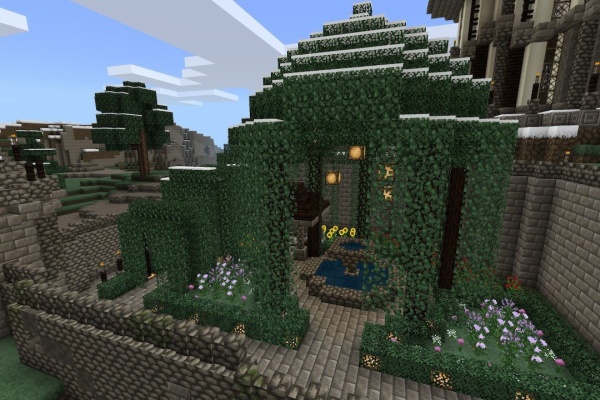 マイクラ プール付き！豪華なモダンハウスの作り方おしゃクラ！公式ブログ