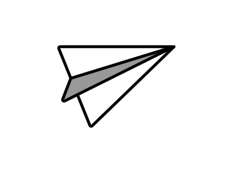 飛行機旅客機 - アイコンイラストフリー素材背景透明