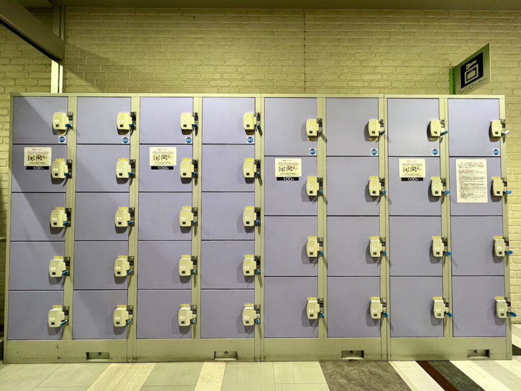 円山公園駅のコインロッカーの場所とサイズや料金を写真で紹介