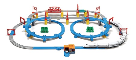 さとあつ社長@うるさいゲームLIVEの人プラレールタワーを新しく作ったよーー❗️ リールに前のタワーを壊す動画も載せたので見てね♬大迫力❗️今回はプラレールに詳しいプラレールプロのお兄さん達にタワーを作ってもらいました❗️ すごく複雑な構造で、ずっと見