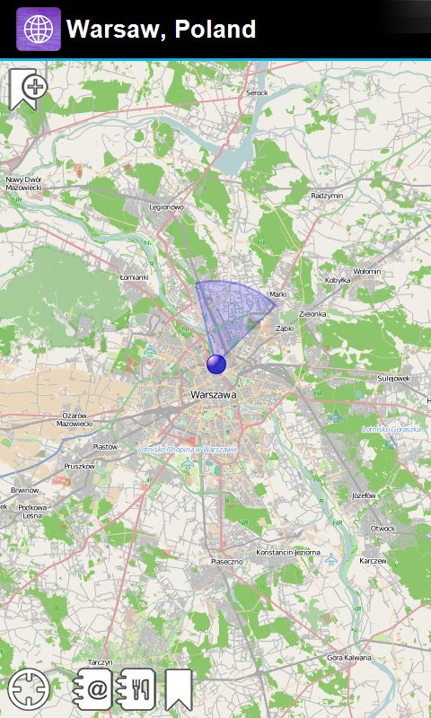 ワルシャワ洞窟保護区 in OntarioWalking Map