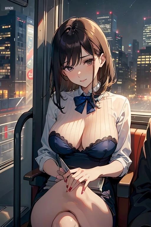 夜行バスで隣り合わせた巨乳JDにいたずらしてたら最後までイケちゃった件。(SMUGGLER) - FANZA同人