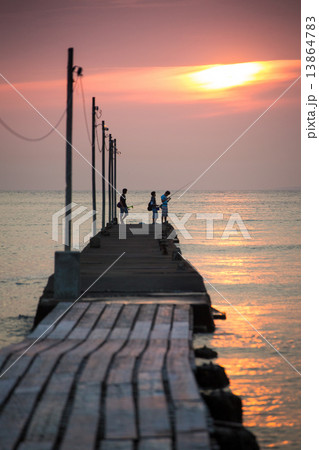 原岡桟橋の電柱列と富士山の夕暮れに再挑戦！ しかし電球は点灯しなかった – 酔人日月抄