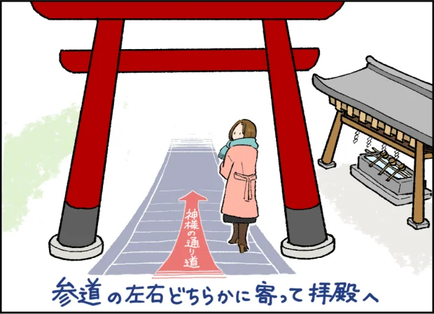 参道の歩き方 神社の参道は中央を歩いてはいけない？その理由とは神社の図鑑