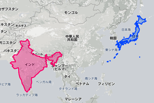 日本が真中にない世界地図 でも世界史がよく分かる地図: ボンジュール！今日も元気