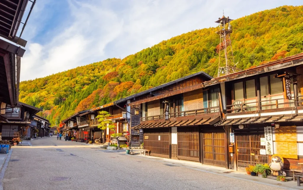 奈良井宿 無料駐車場へのアクセス