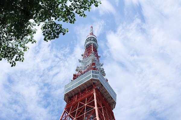 東京タワー 東京 観光：イラスト無料