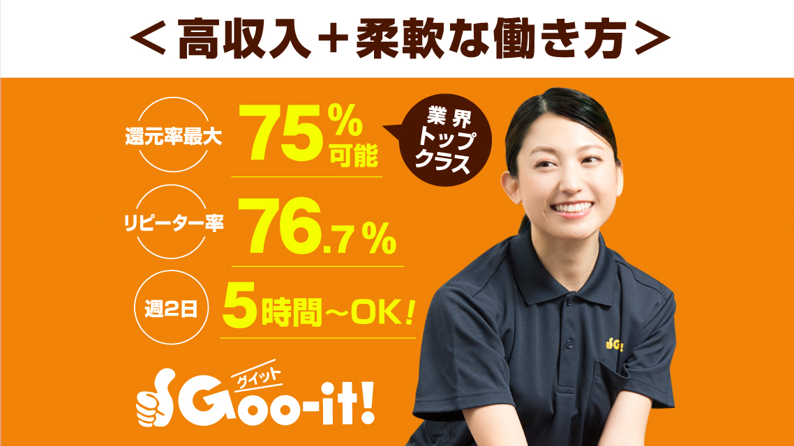 Goo-it!(グイット) 水道橋店の店舗情報・求人一覧【ジョブノート】