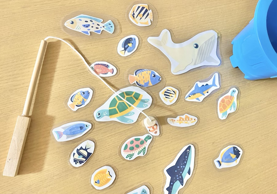 家にあるもので作ろう♪お魚釣りセット100円ショップの材料で作る！子どものための手作りおもちゃとおままごと