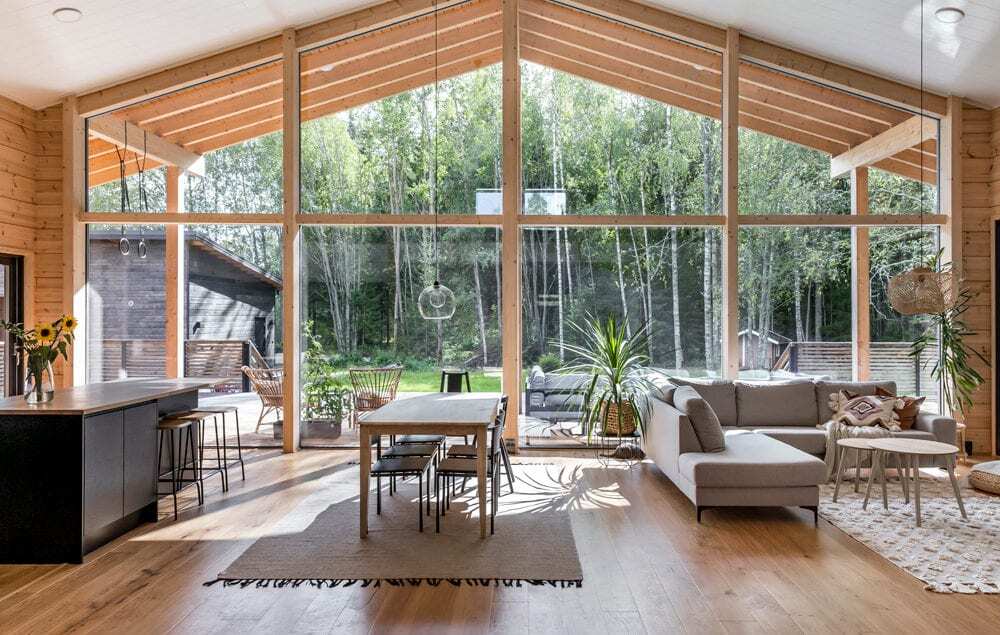 フィンランドハウスログハウスのビックボックス