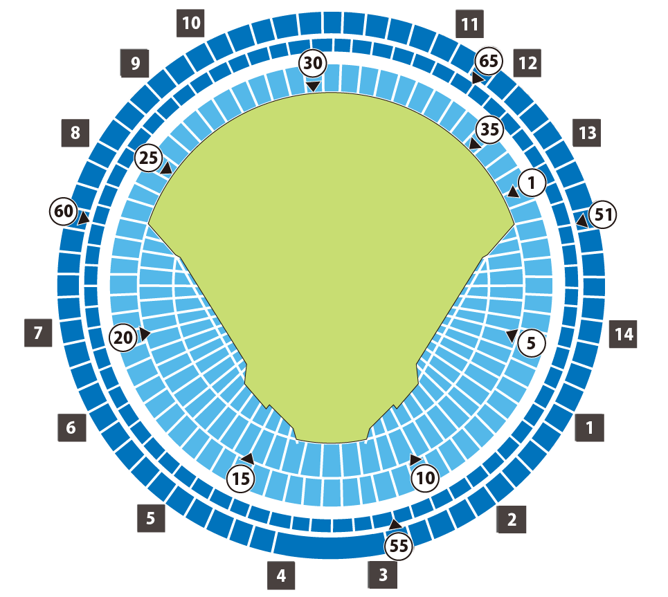 京セラドーム座席について : ka