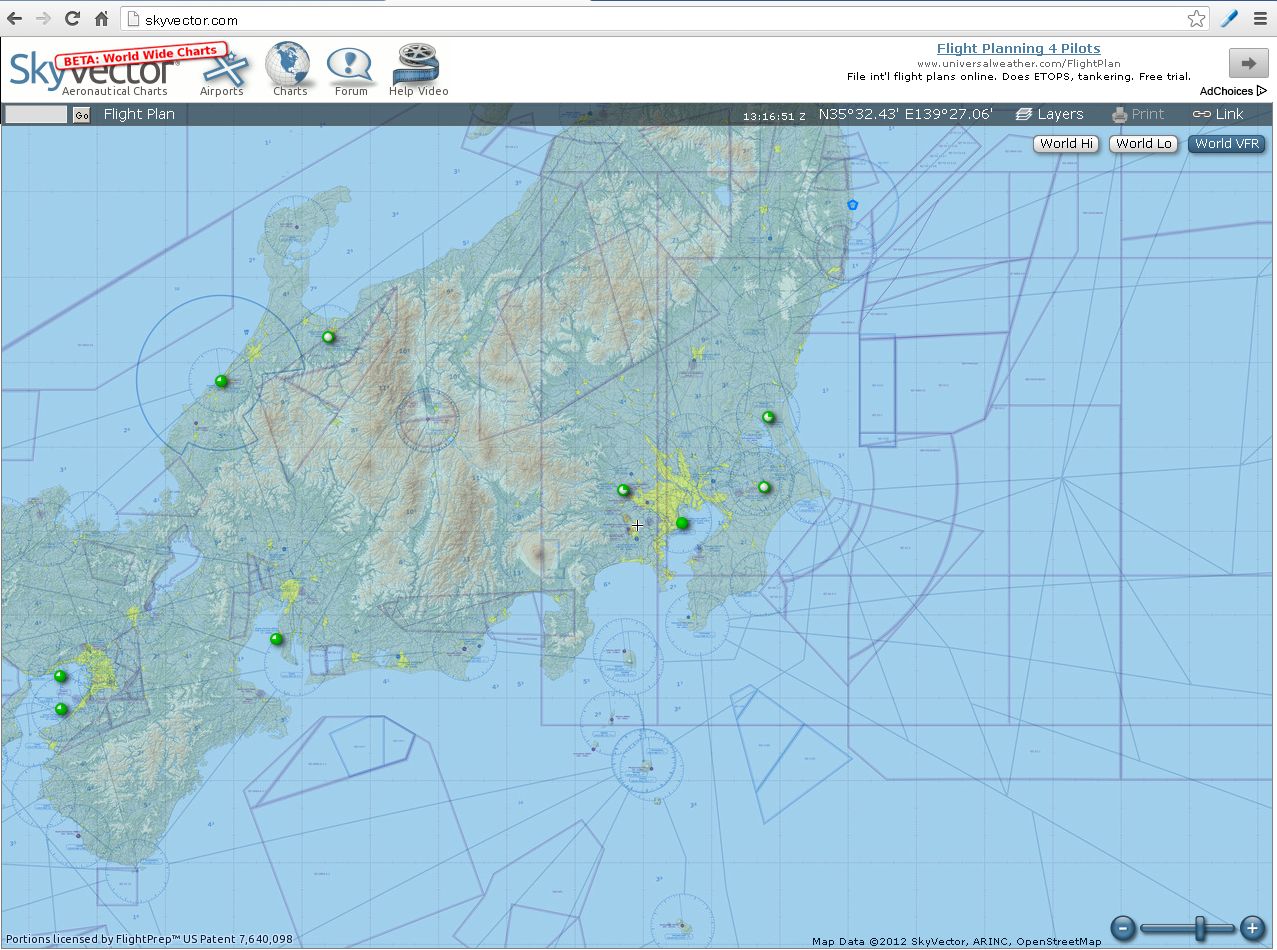 航空路との詳細な世界地図の写真素材・画像素材 Image 1585663