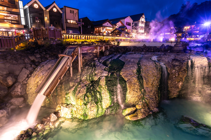 草津温泉湯畑特別ライトアップ : 群馬で生まれ育った男のブログ