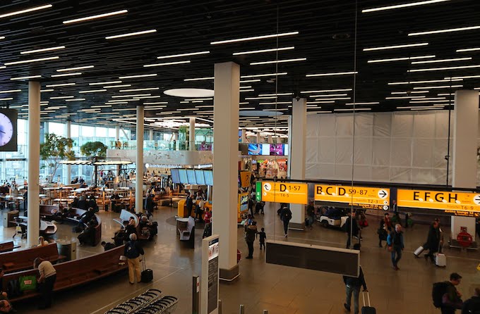 アムステルダム・スキポール空港AMSターミナルマップoneworld