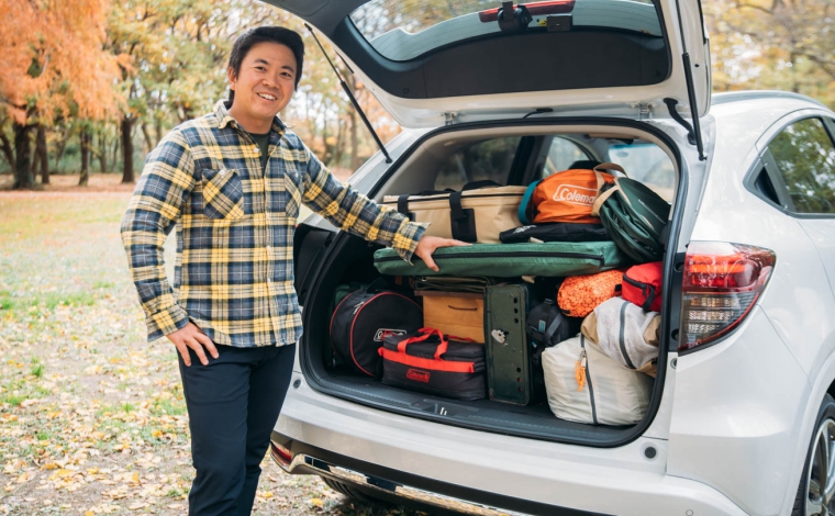 ファミリーキャンプ向け 車のギア収納テクニック -