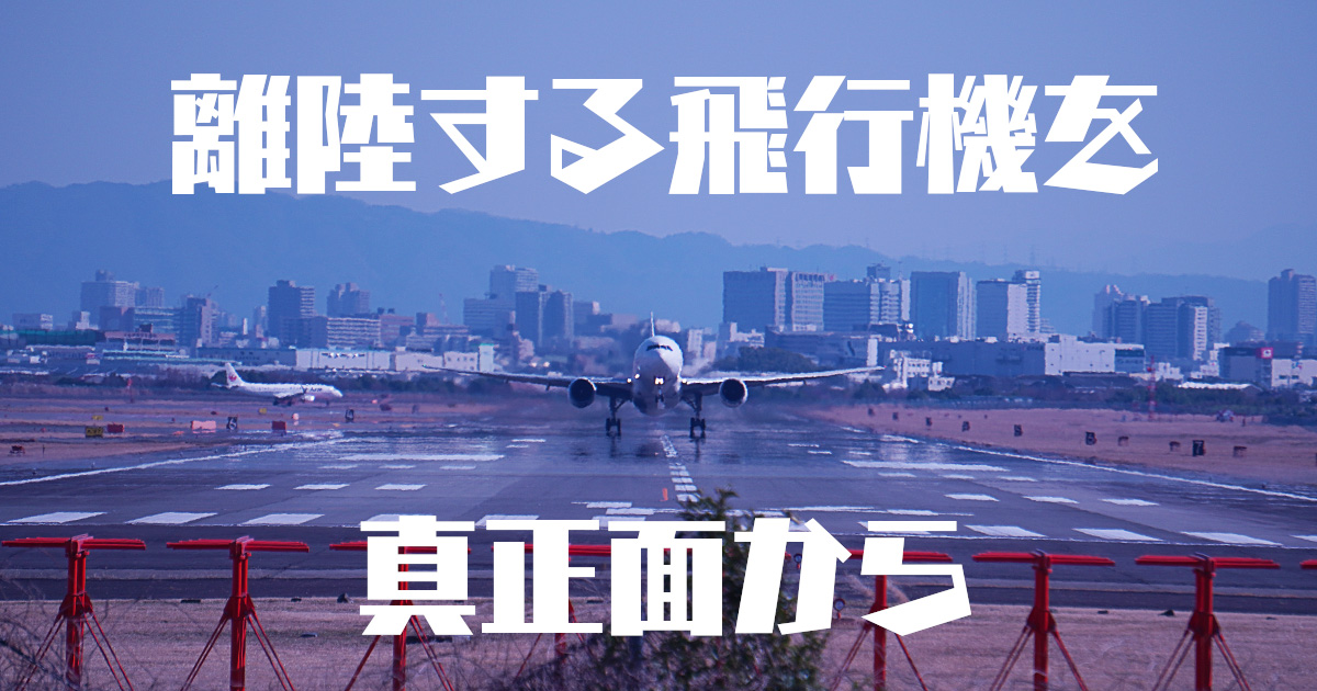 千里川の土手上空を伊丹空港に着陸する飛行機が上空50ｍを通過します』伊丹空港・豊中 大阪 の旅行記・ブログ