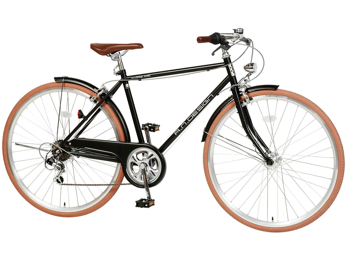 送料無料ヤクシン完全組立 クロスバイク 自転車 おしゃれ