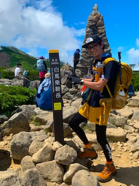 ⠀ どーもー、こんにちは🫡 みたいな。笑宝満山山登り山登山福岡の山九州の山低山ハイクハイキングトレッキング登山女子山ガール登山コーデ登山ファッションブックエンドbookendmountainsmountainhikingtrekking