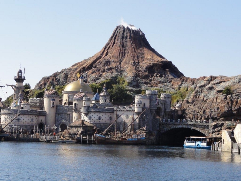 シンデレラ城を大きく見せる秘密