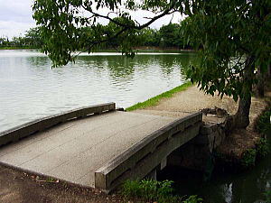 時代劇の風景 ロケ地探訪 広沢池 東岸