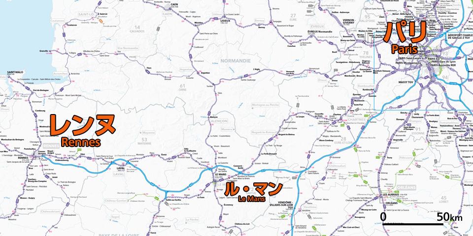 フランスの新幹線 TGV の路線、チケット、運賃、乗車方法