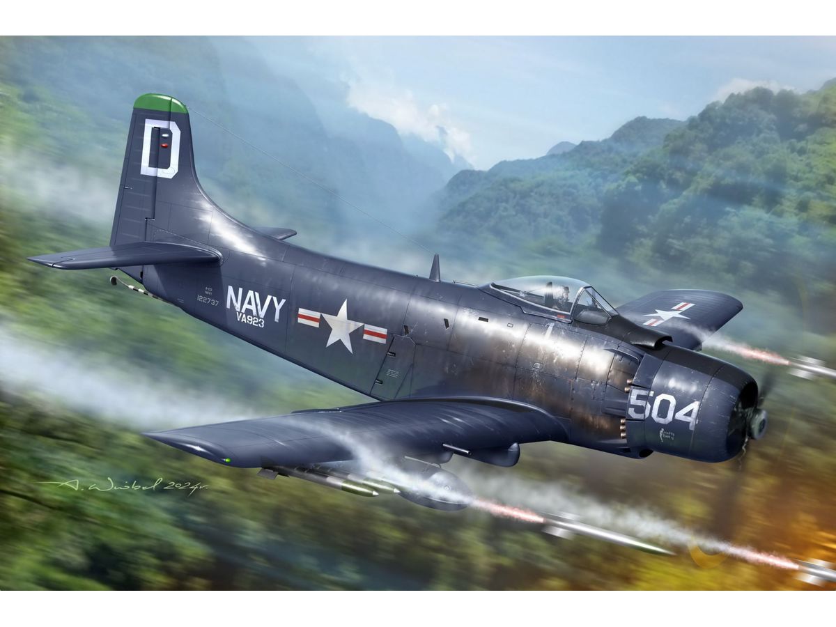 A-1H スカイレイダー 海軍型1 32スケールハセガワ