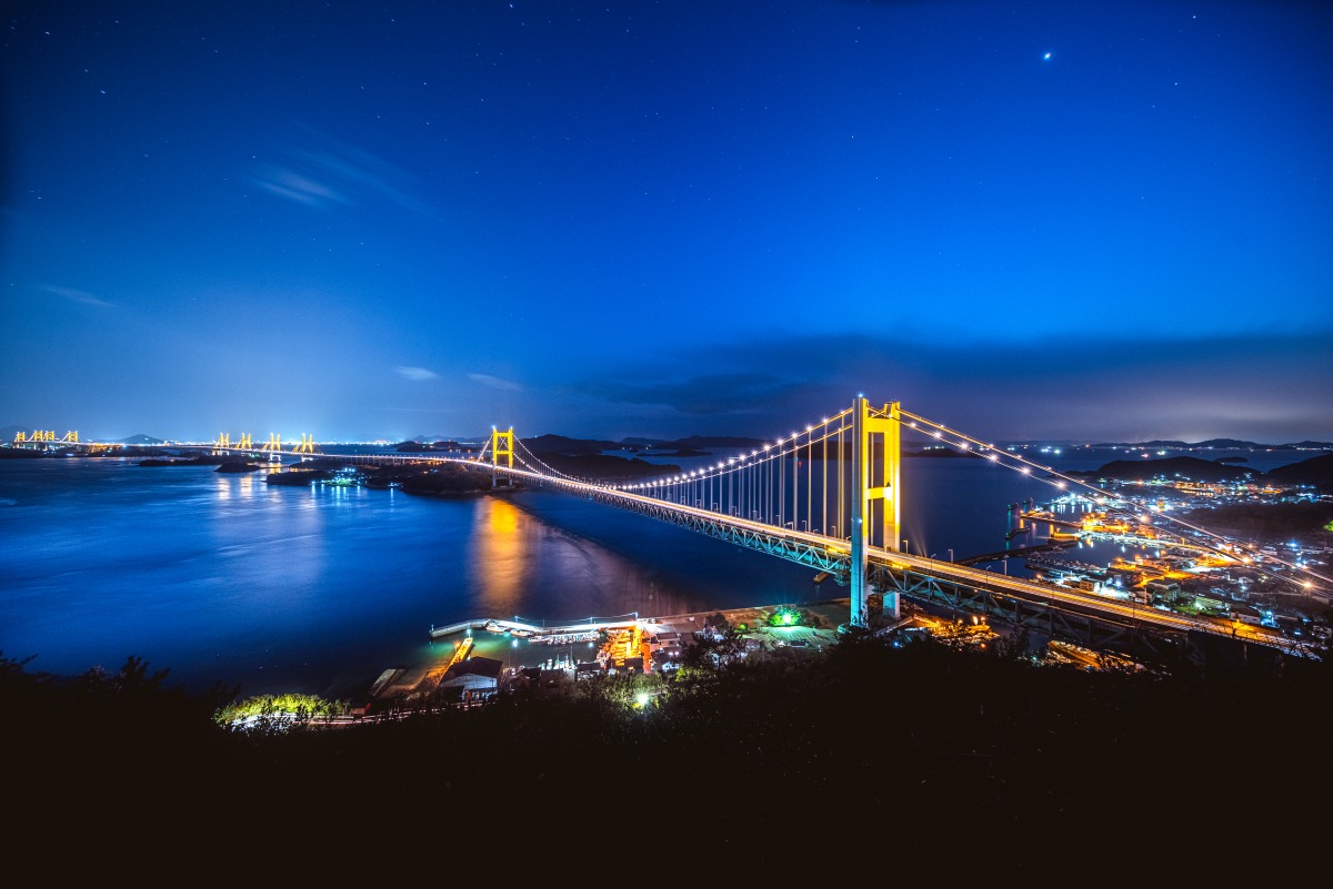 日本夜景遺産認定！瀬戸大橋の夕景と水島コンビナートの夜景コース 宿泊– 倉敷観光WEB