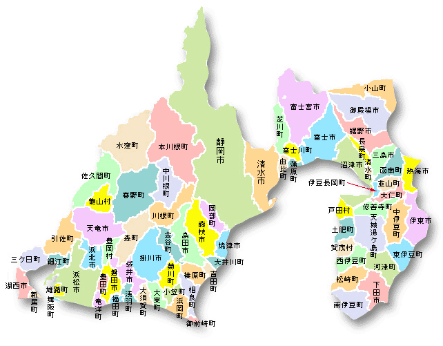 静岡県の地図 - MapFan