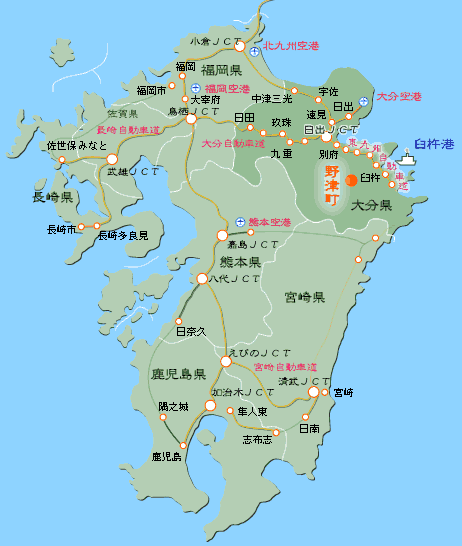 九州地図