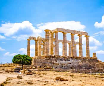 スニオン岬 ポセイドン神殿ギリシャ 旅行の観光・オプショナルツアー予約