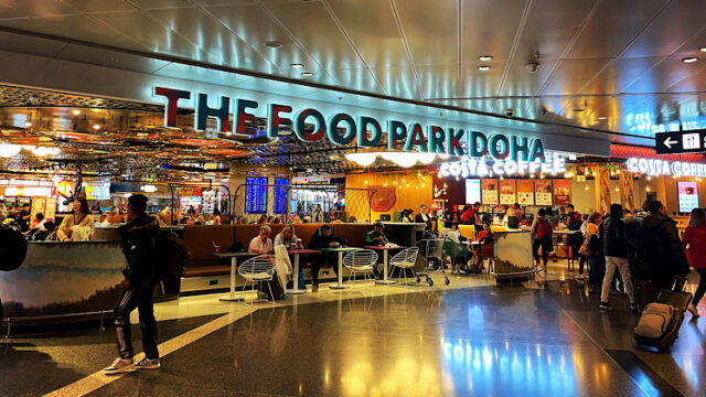 ドーハの空港で乗継時間も楽しもう！まずはラウンジで一眠りしてから💤まりこ🐈‍⬛寄り道ヨーロッパ旅