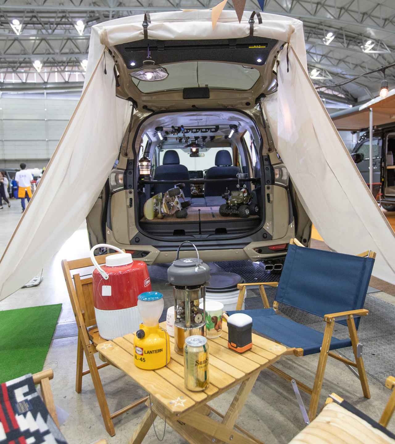 シエンタのキャンプ仕様・ルーフキャリア・ シエンタ・10月もよろしくお願いしますに関するカスタム事例車のカスタム情報はCARTUNE