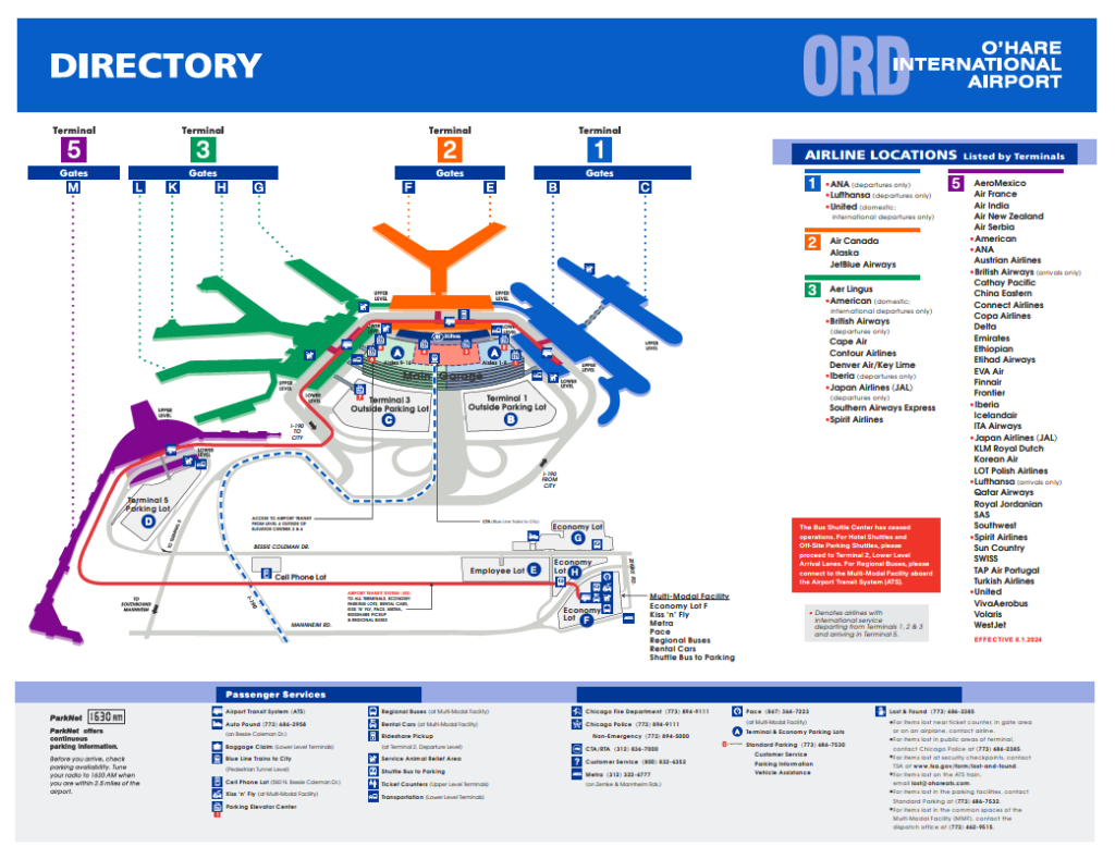 シカゴ・オヘア国際空港 ORD移動 編 - 気ままな飛行機人のプログ