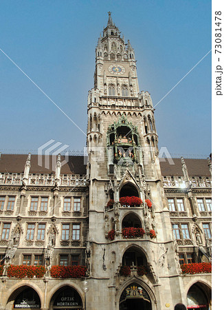 ドイツ ミュンヘン 市庁舎の大時計