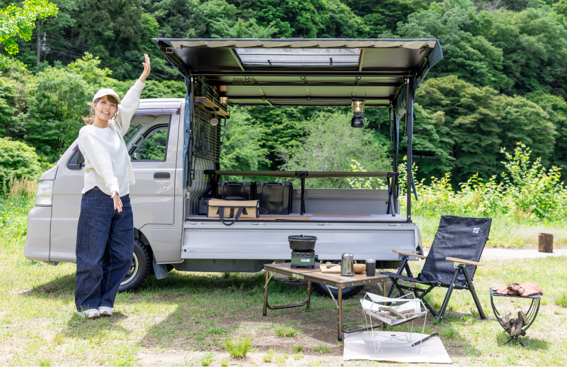 軽トラック用 幌セット MT-192 軽トラック 荷台