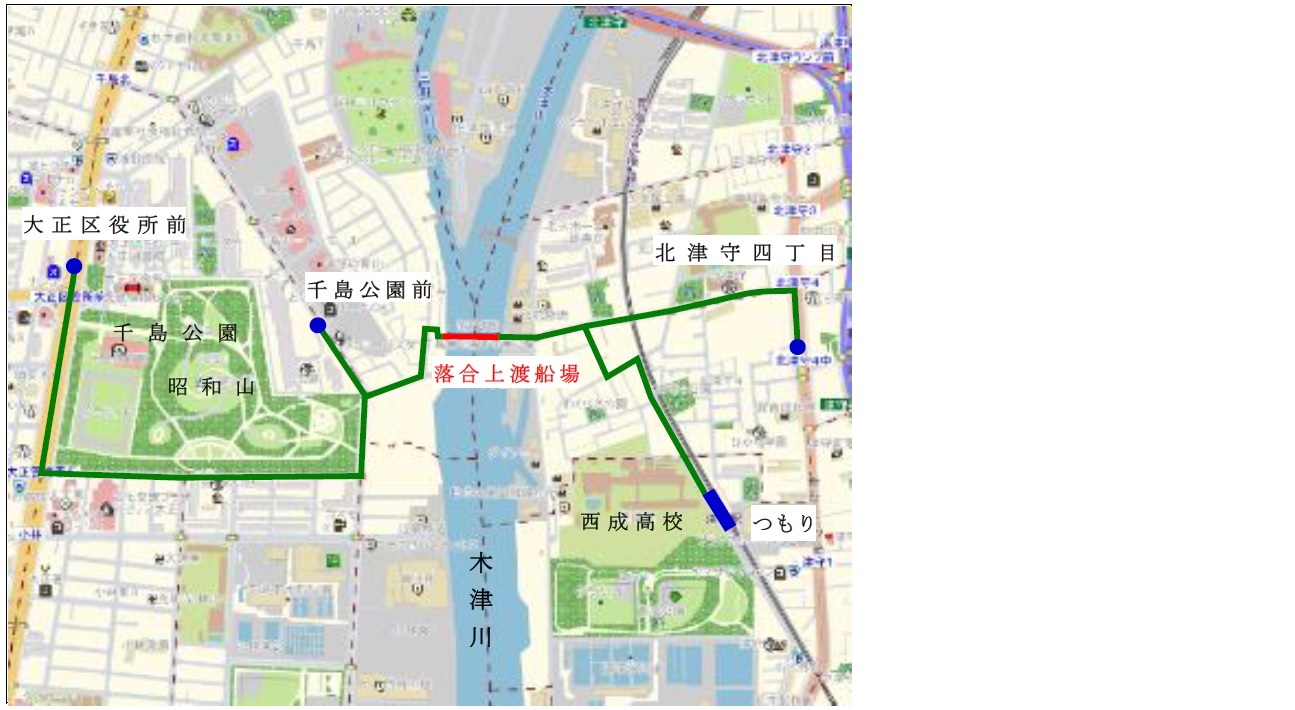 大阪の渡船を巡る 前編鉄道で行く旅