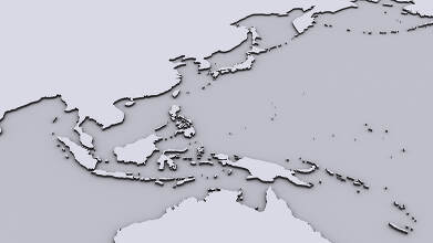 無料白地図東南アジア地図THE MAP SHOP