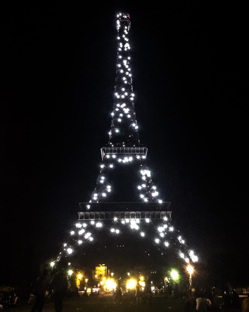 エッフェル塔からの夜景 ライトアップ