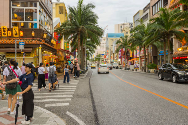 タイからいらっしゃいましてありがとうございました。 国際通り 沖縄 似顔絵 イラストokinawa