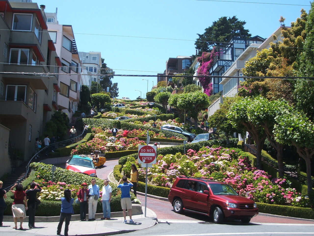 ロンバード ストリート サンフランシスコ カリフォルニア