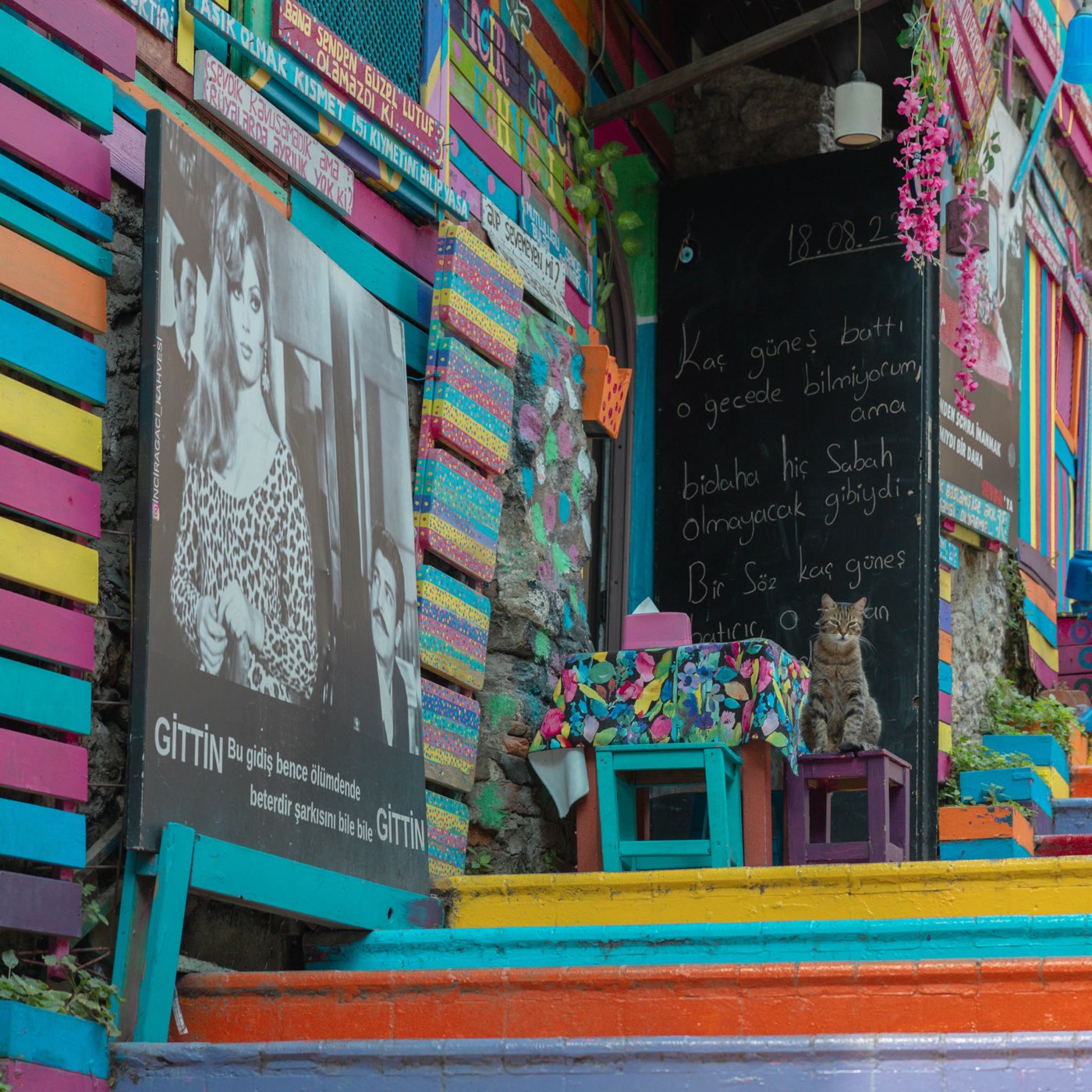 イスタンブールは大都会でいろんな顔。 宮殿やモスクもいいけど、街歩きも楽しかった。 バラット地区はカラフル。