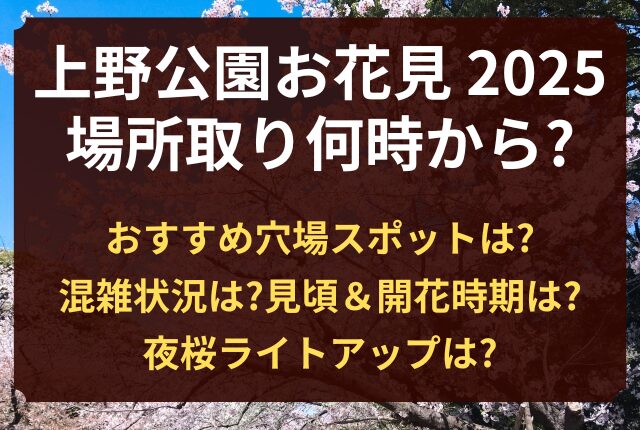 公式 うえの桜フェスタ20253月18日〜4月6日上野の桜と食とエンタメの20日間