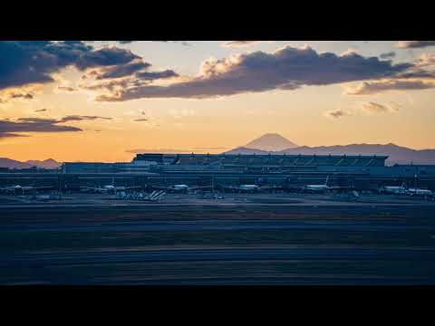 羽田空港 国際線ターミナル 展望デッキの夜景