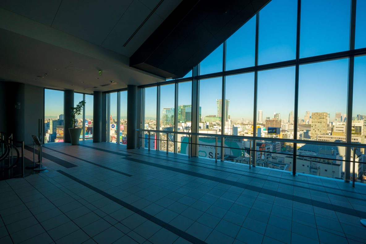 渋谷駅 渋谷ヒカリエ スカイロビーの休憩場所