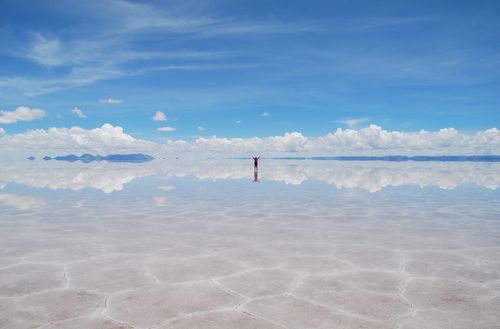 ボリビア旅行④ 天空の鏡：ウユニ塩湖Ⅱ 夕景～夜景 』ウユニ