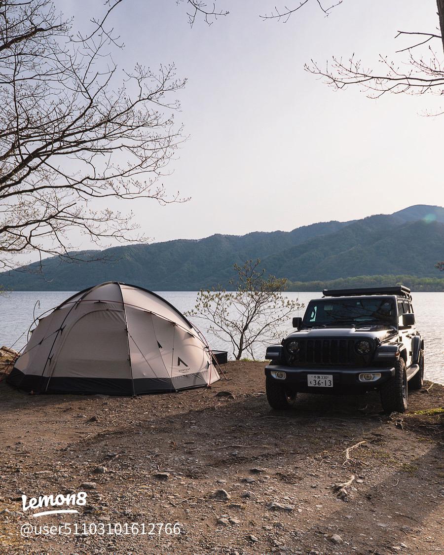 宇樽部キャンプ場 青森県 十和田湖の辺りに広がる森の中、水と緑に囲まれた絶景に酔いしれるCamp Goods