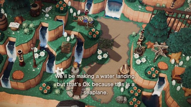 あつ森 北欧風の島の入り口レイアウトめちゃくちゃオシャレ! -